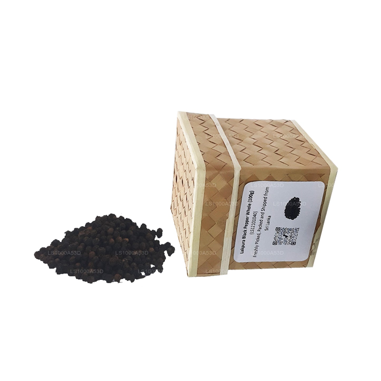 Lakpura Black Pepper Whole (100g) Box