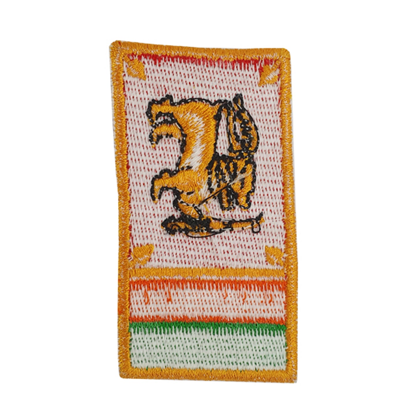 Sri Lankan National Flag Fabric Badge (Design A)