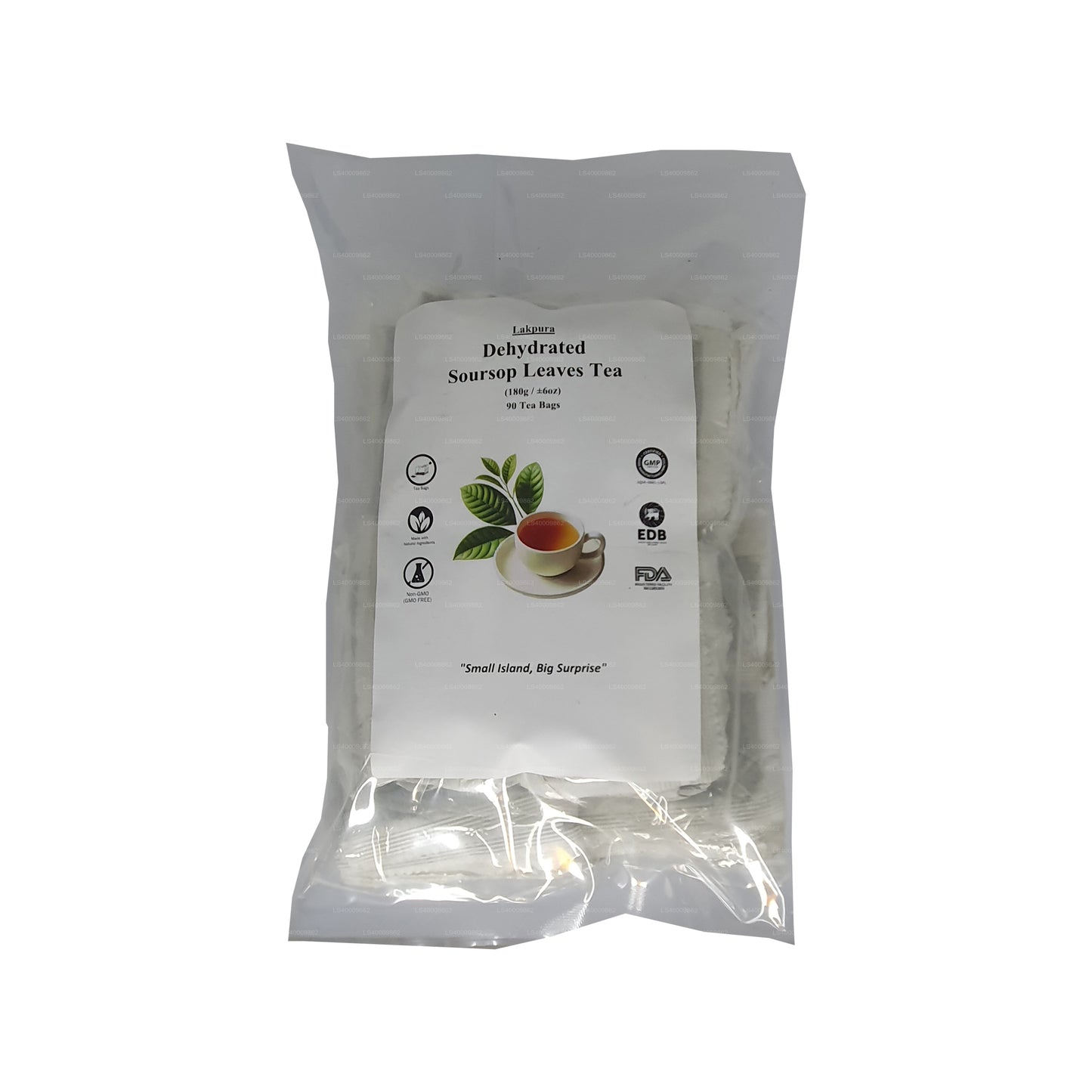 Lakpura Wildcrafted Soursop (Guanabana, Graviola, Guyabano) Dehydrated Leaves Tea Bags