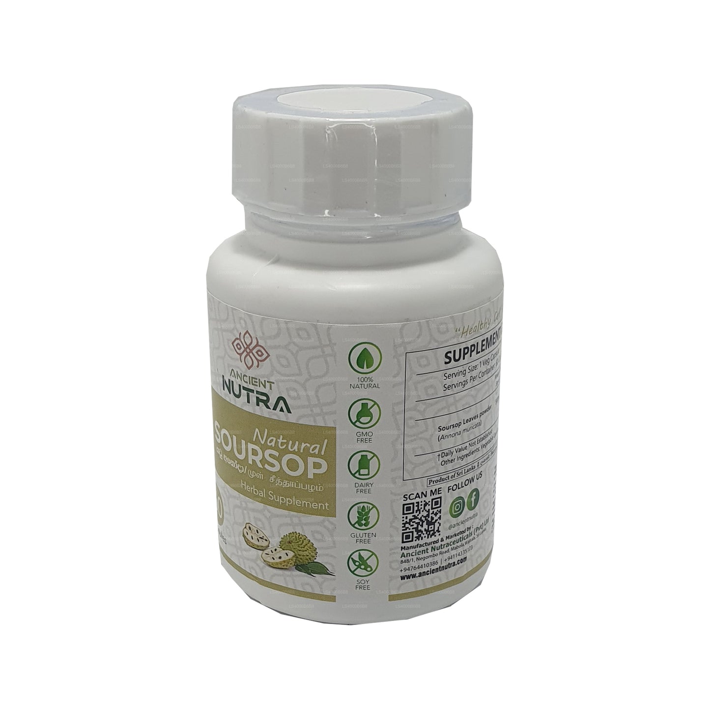 Ancient Nutra Soursop (60 Capsules)