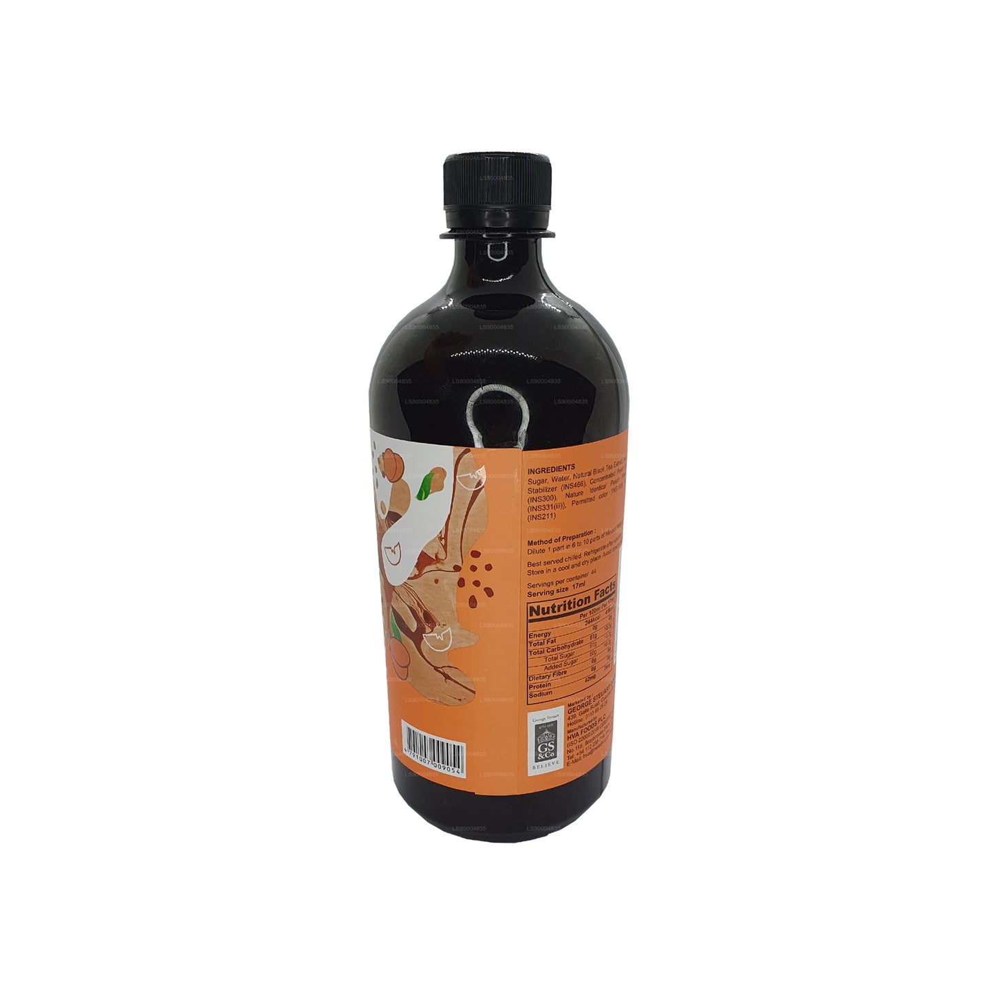 Heladiv Peach Ice Tea Syrup (750ml)