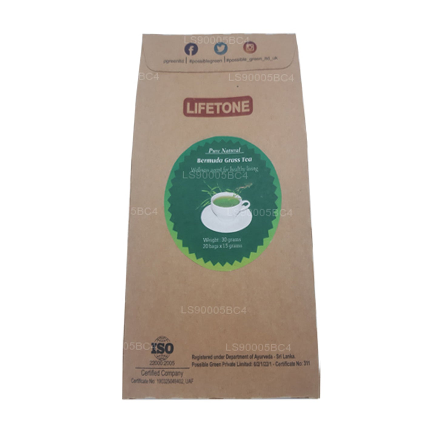 Lifetone Bermuda Grass (30g)