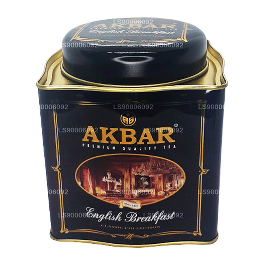 Akbar Classic English Breakfast Leaf Tea (100g) Tin