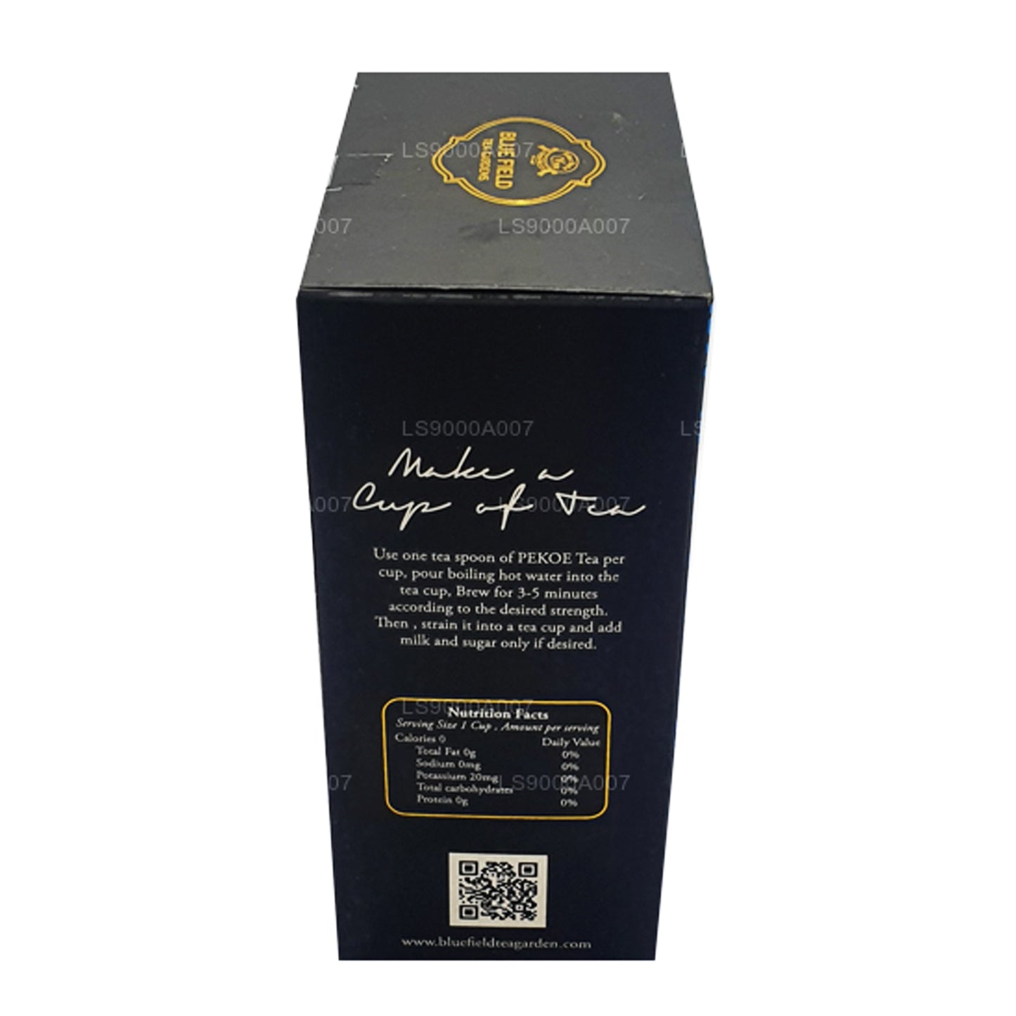 Blue Field Pure Ceylon PEKOE Grade Black Loose Tea (100g)