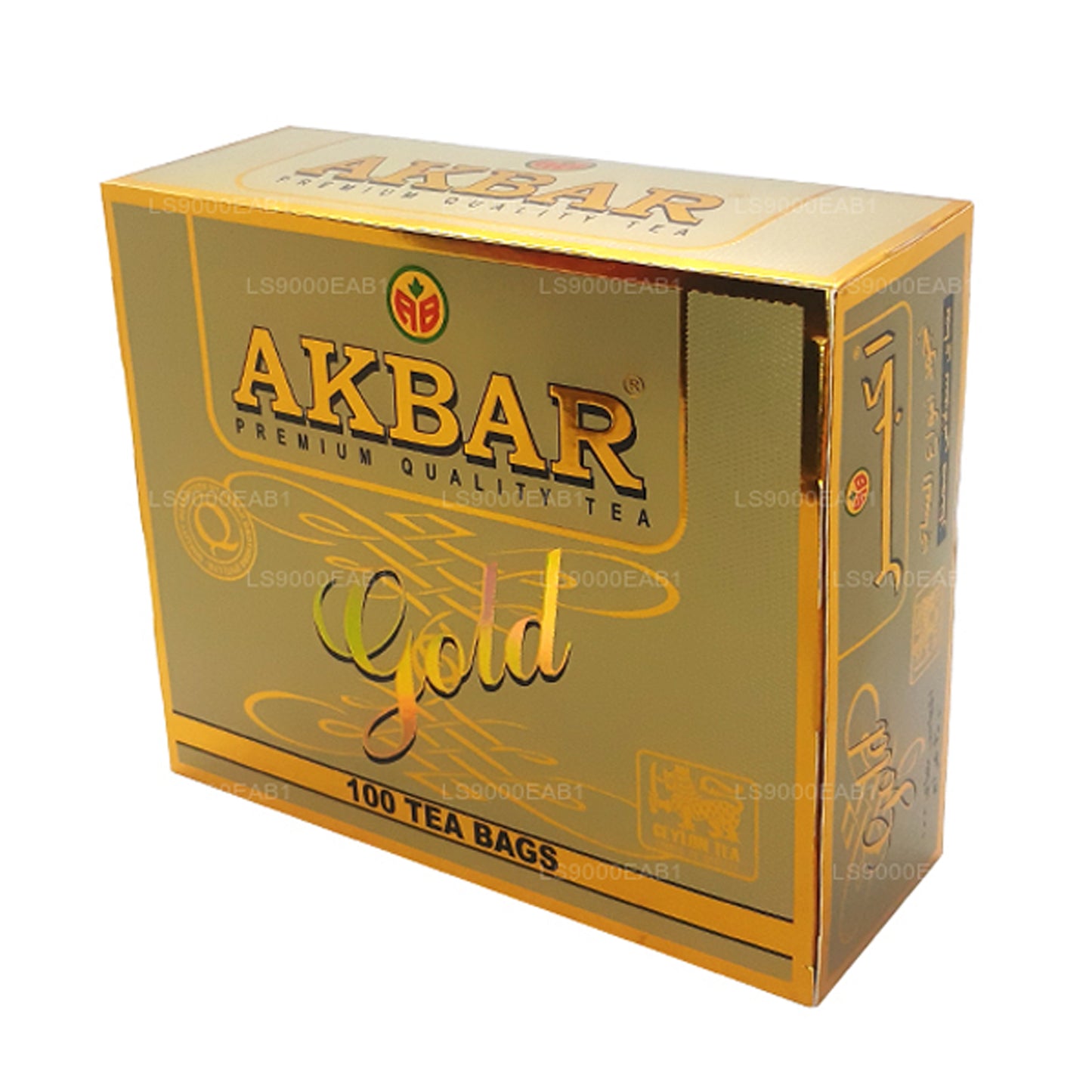 Akbar Gold Premium 100% Pure Ceylon Tea (200g) 100 Tea Bags