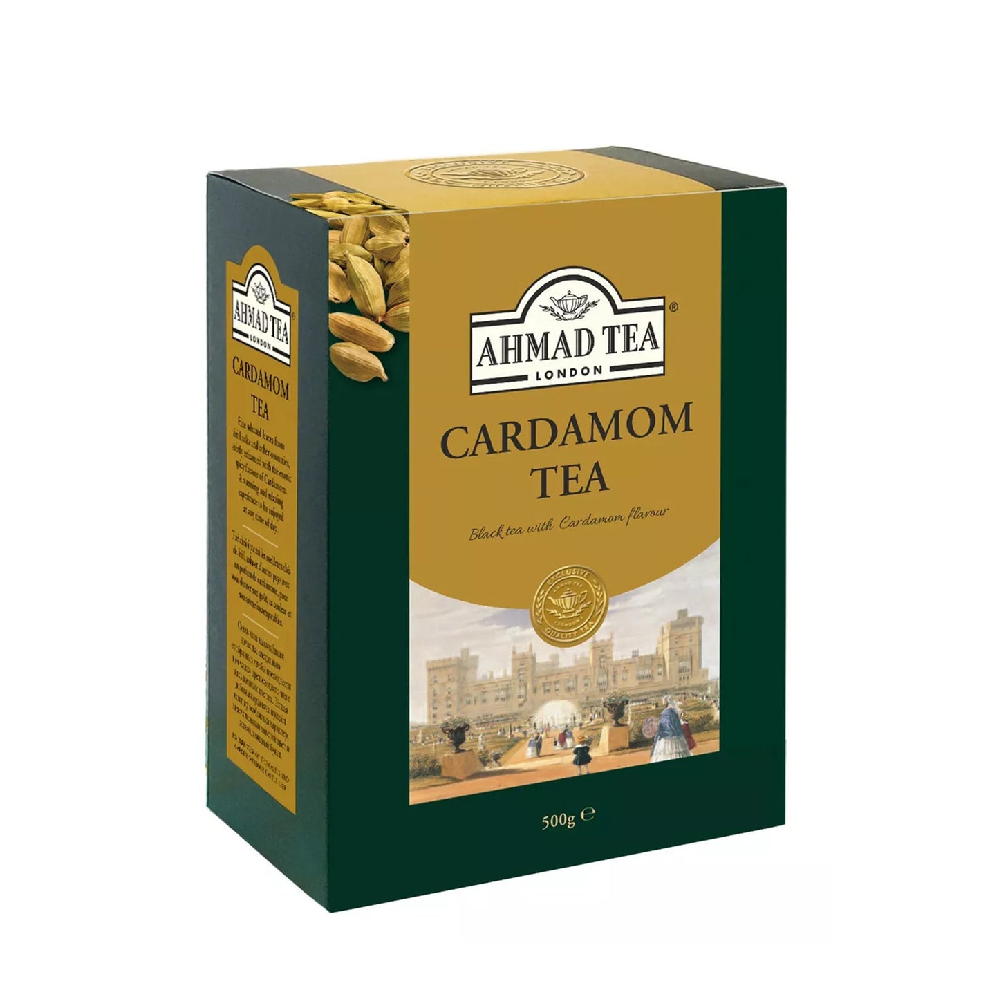 Ahmad Cardamom Loose Tea Carton