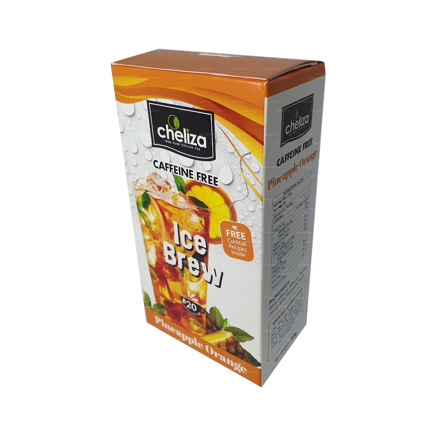 Cheliza Ice Brew Pineapple Orange Flavoerd Tea (50g) 20 Tea Bags