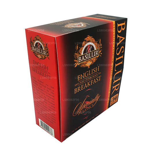 Basilur English Breakfast Pure Ceylon Black Tea (200g) 100 Tea Bags