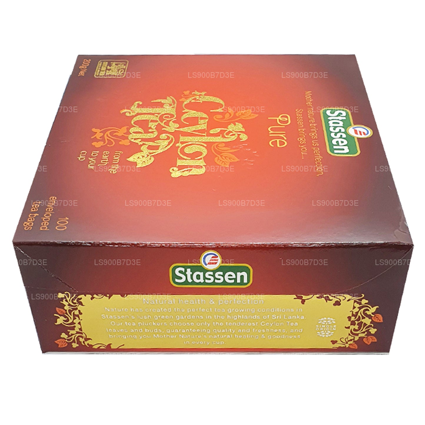 Stassen Pure Ceylon Black Tea (200g) 100 Tea Bags