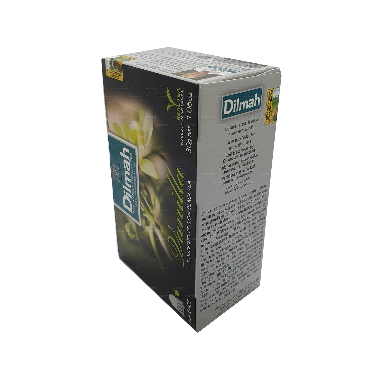 Dilmah Vanilla Flavored Tea (40g) 20 Tea Bags