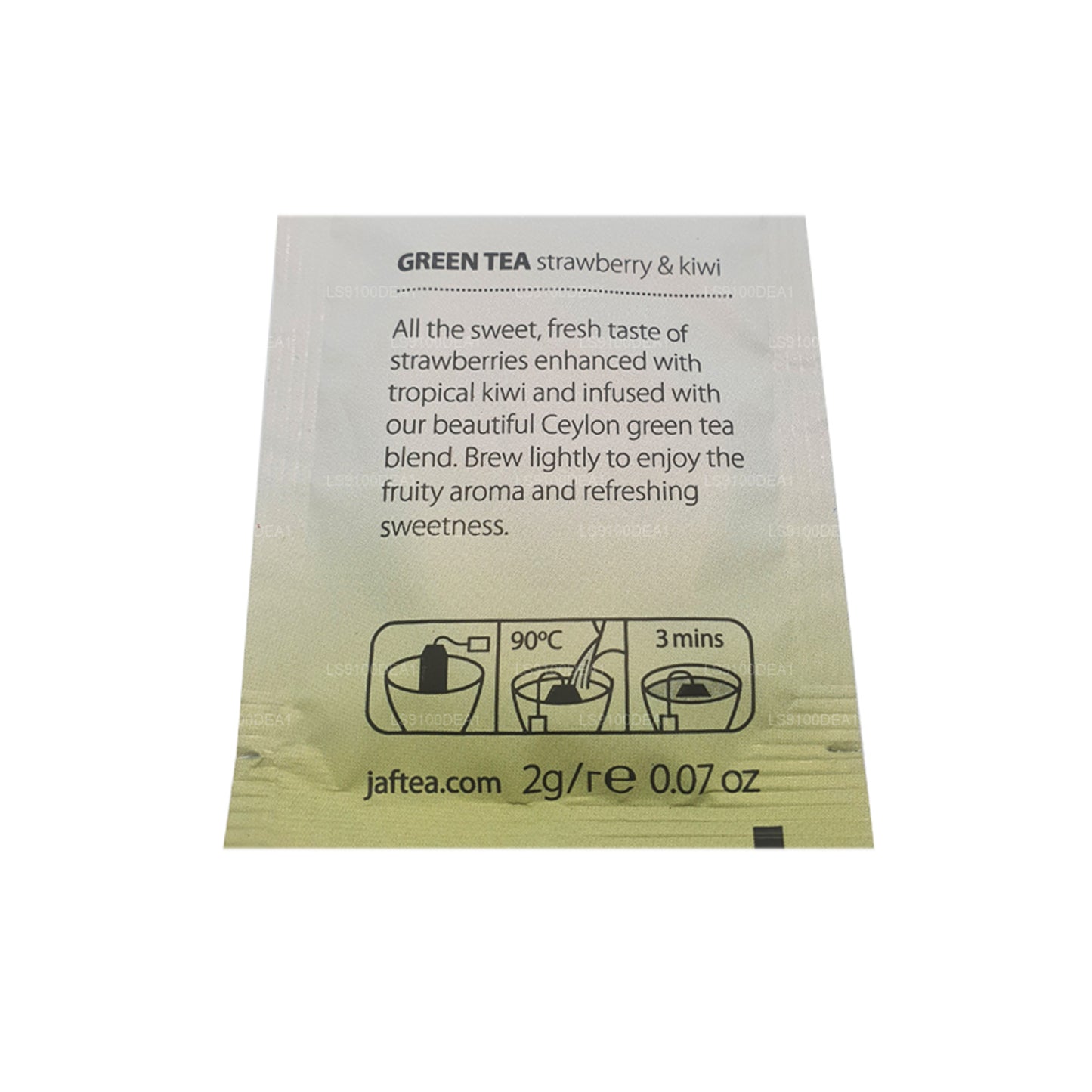 Jaf Tea Pure Green Collection Foil Envelop Tea Bags (160g)