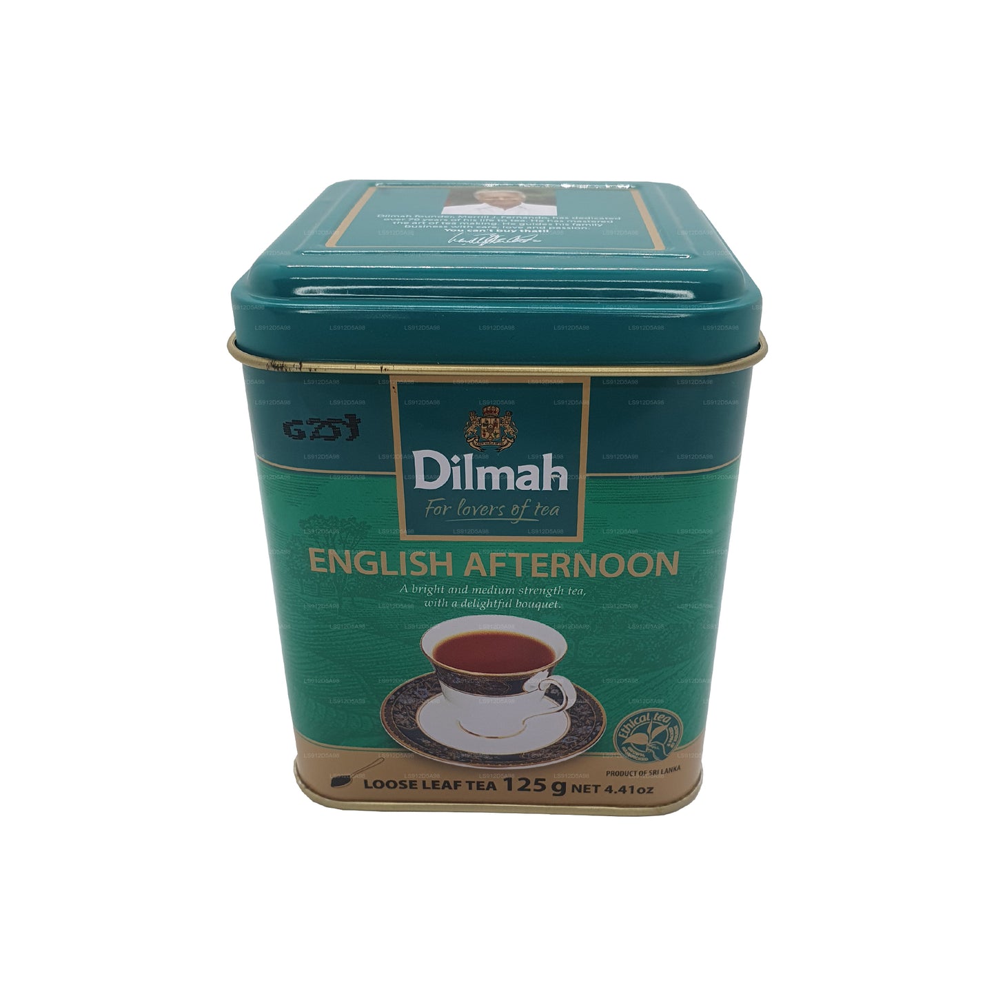 Dilmah English Afternoon Loose Leaf Tea caddy (125g)