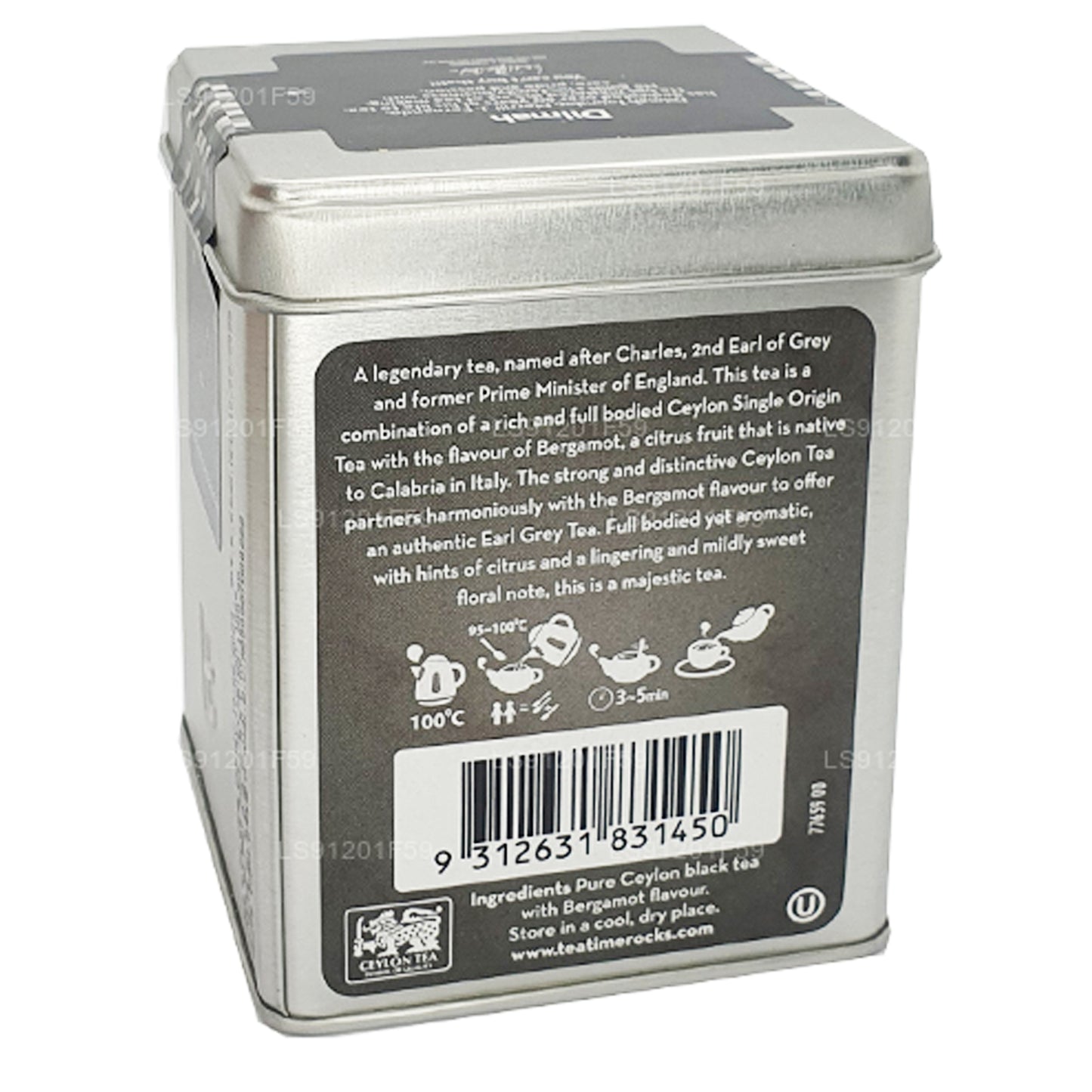 Dilmah t-Series The Original Earl Grey Loose Leaf Tea (100g)