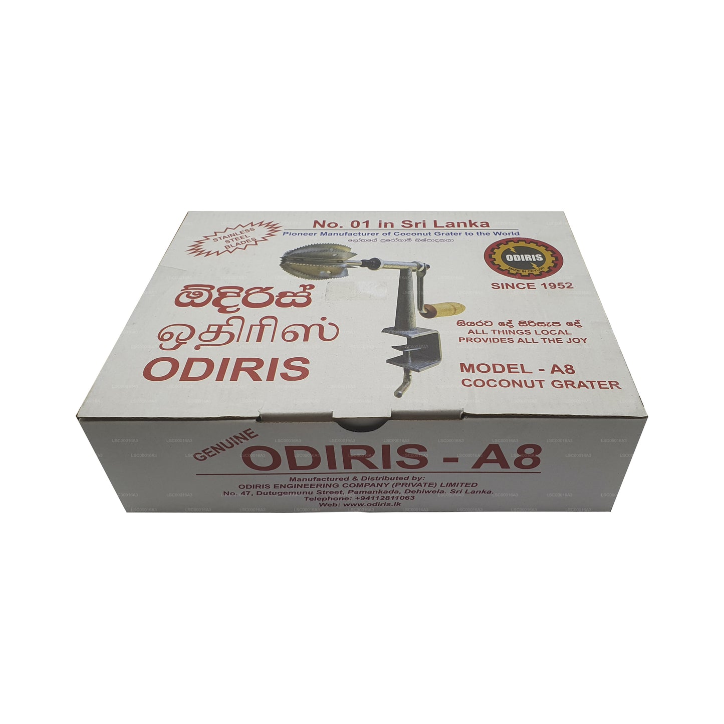 Odiris Stainless Steel Coconut Scraper