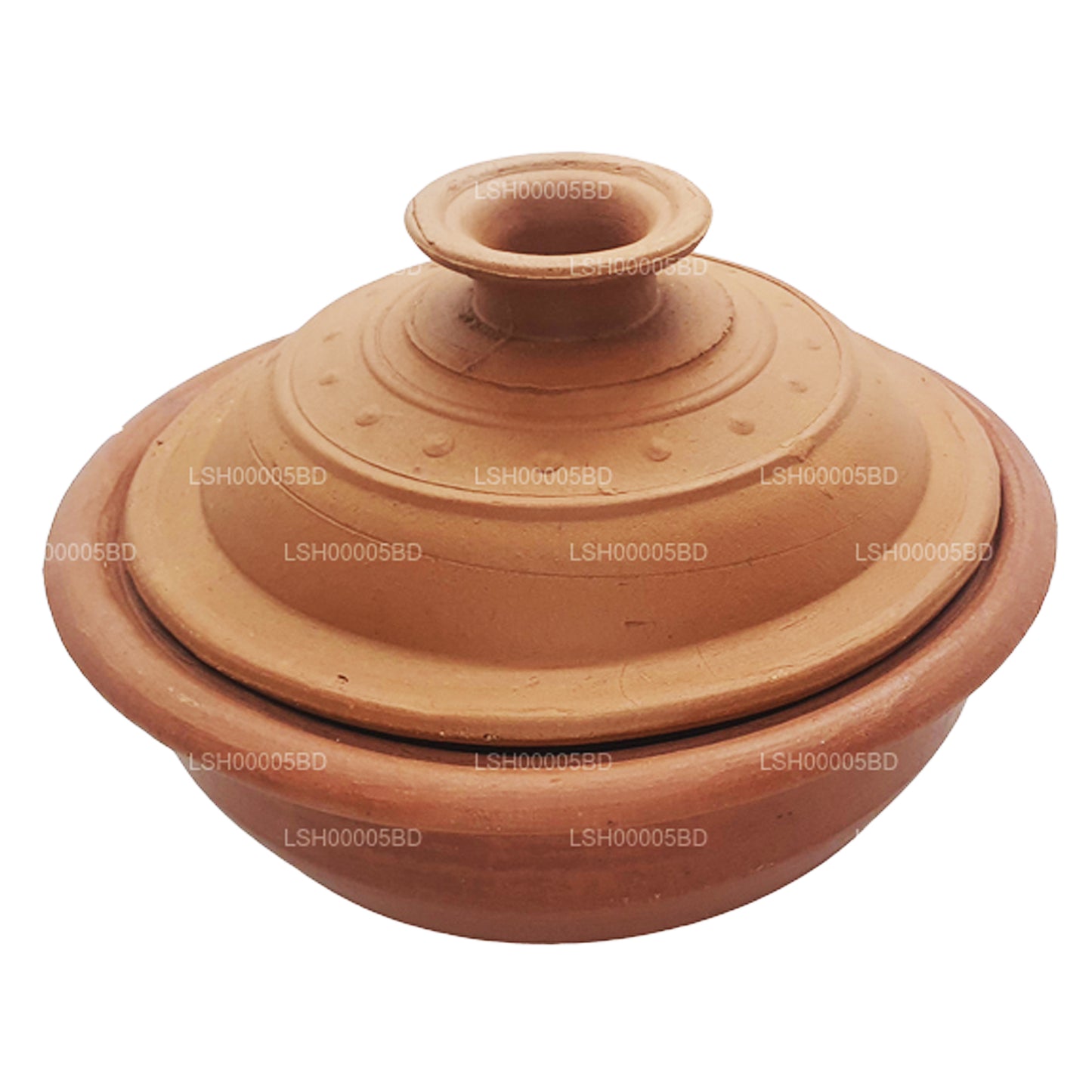 Clay Pot With Lid (20cm × 7cm)