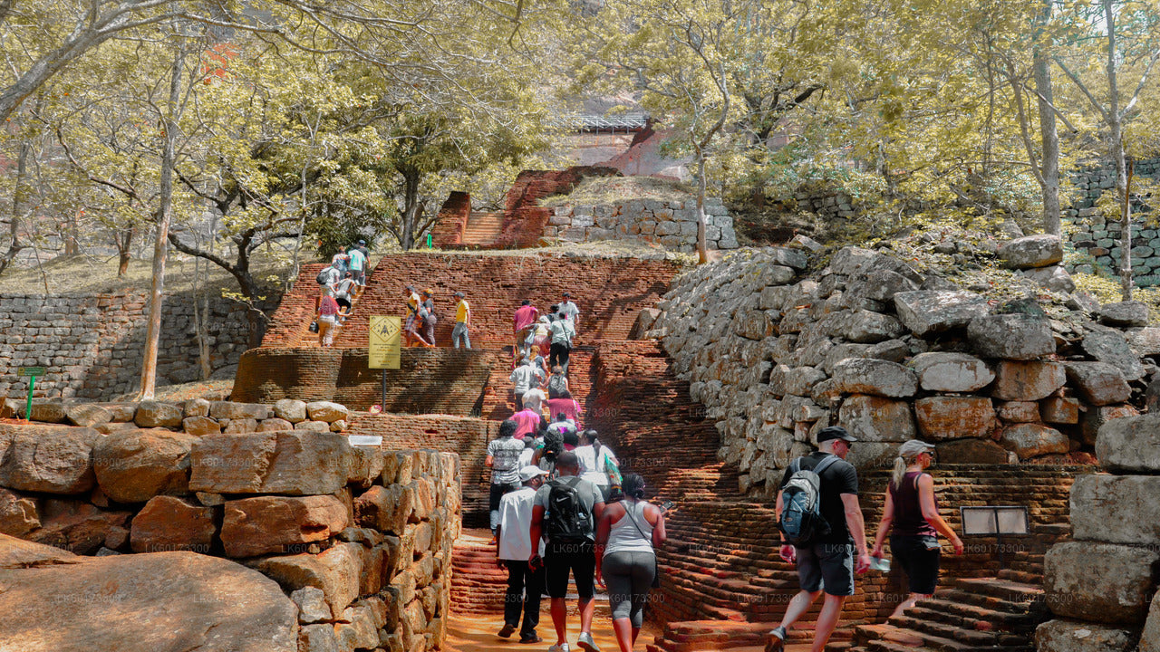 Sigiriya Ancient City and Countryside from Kandy