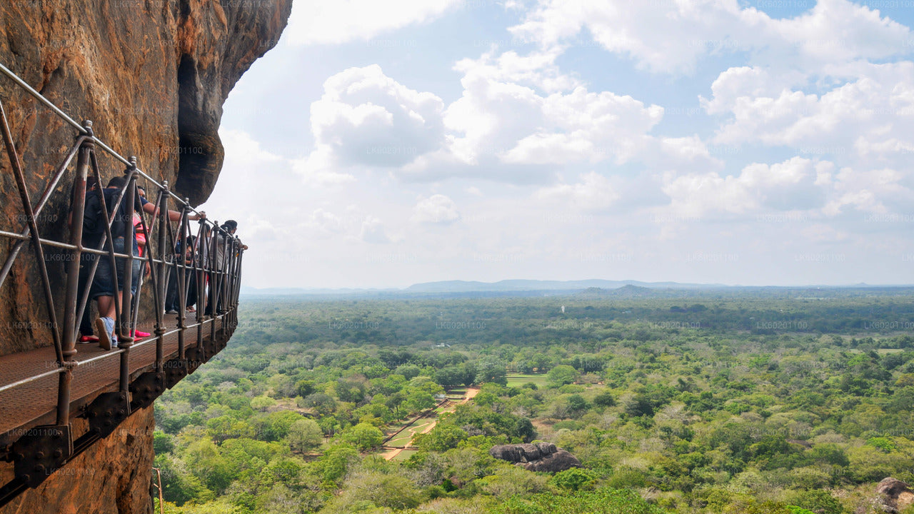 Sigiriya Rock and Dambulla Cave from Sigiriya