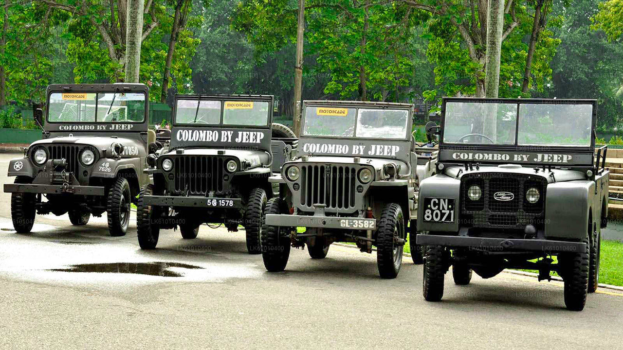 Colombo City Tour by Land Rover Series 1 Jeep