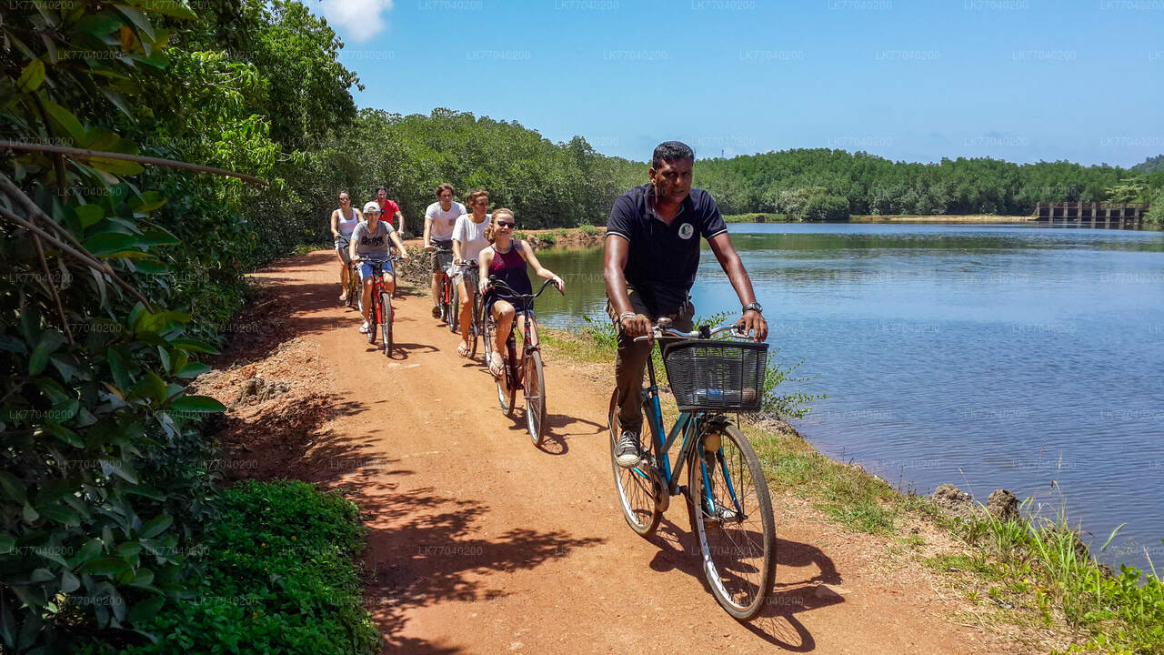 Lagoon Village by Bicycle from Galle