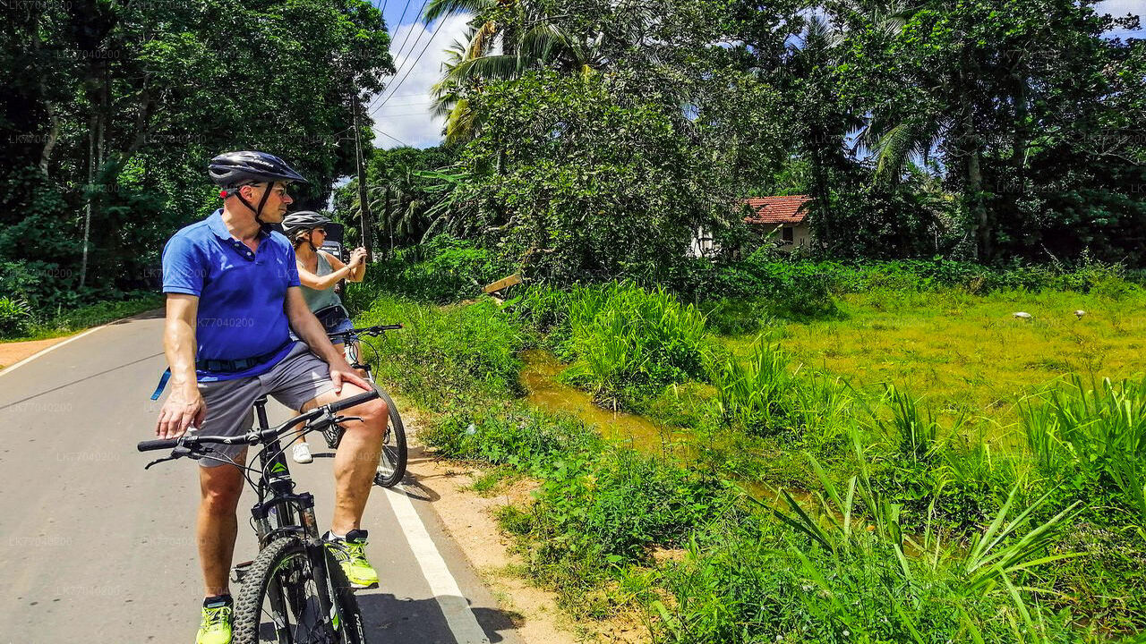 Lagoon Village by Bicycle from Galle