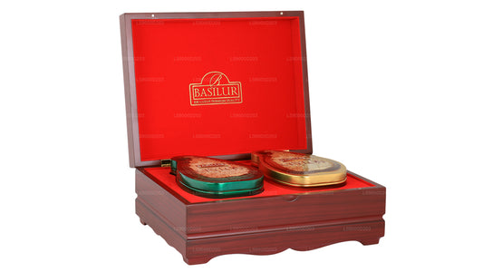 Basilur Wooden Presenter 2 in 1 "Island of Tea Wooden Presenter" (200g)